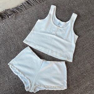 Brandy Melville Waffle Pj Set - Never worn